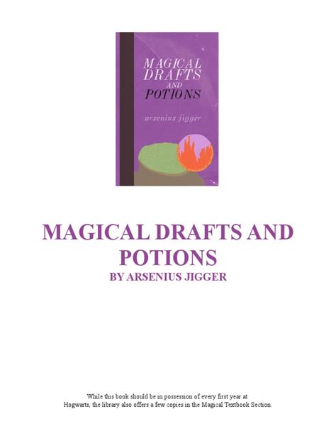 Magical drafts and potiona